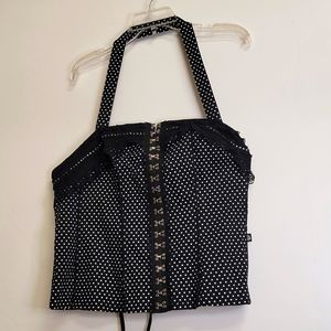 Vintage 2000s Tripp NYC Torrid Rockabilly  Corset Halter 1X NWT Y2K